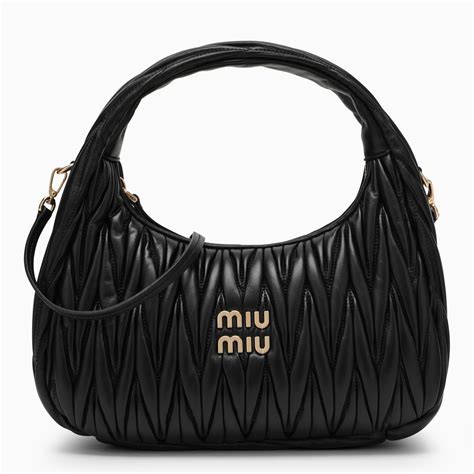 miu miu tasche steine am henkel|Miu Miu Beuteltasche Mit Henkel .